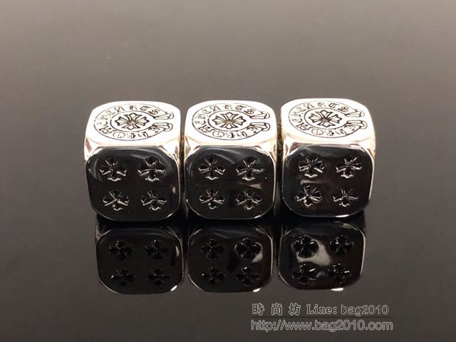 chrome hearts銀飾 克羅心骰子 克羅心手工雕刻色子  gjc1640